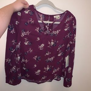 Floral long sleeve